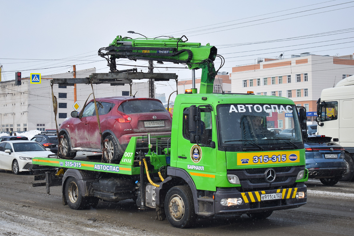 Алтайский край, № В 911 СА 122 — Mercedes-Benz Atego 1218 [Z9M]