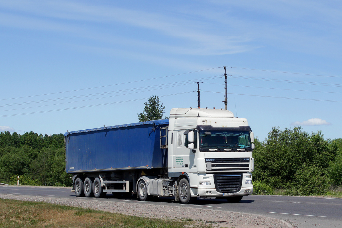 Литва, № GHD 333 — DAF XF105 FT