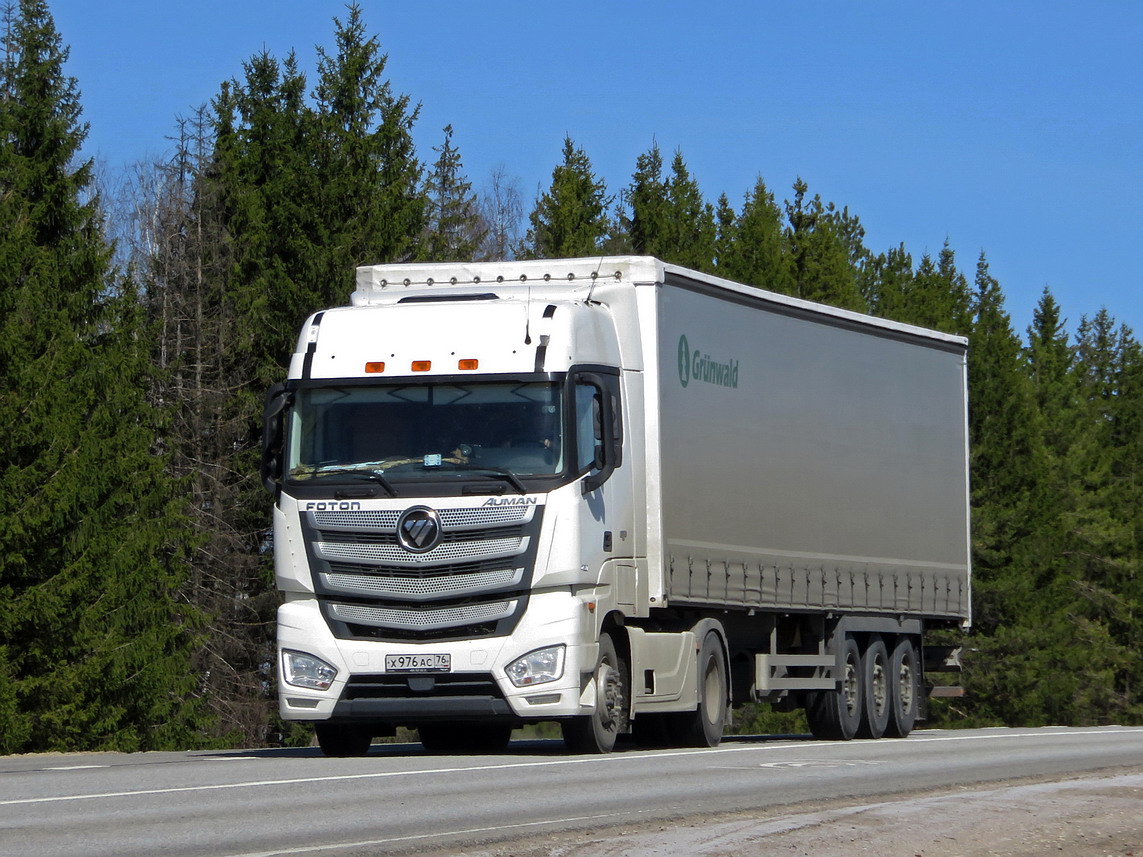 Ярославская область, № Х 976 АС 76 — Foton Auman EST / EST-A (H5) BJ4189