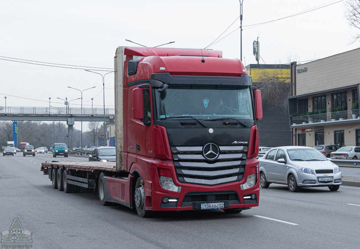 Алматы, № 936 AQJ 02 — Mercedes-Benz Actros ('2011) 1845