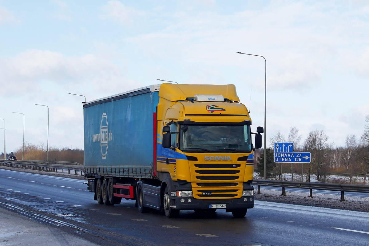 Литва, № MFC 567 — Scania ('2013) R480