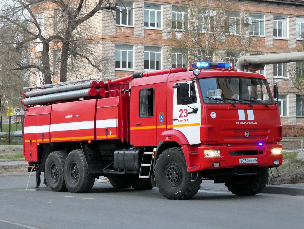 Приморский край, № Е 034 НО 125 — КамАЗ-43118-46