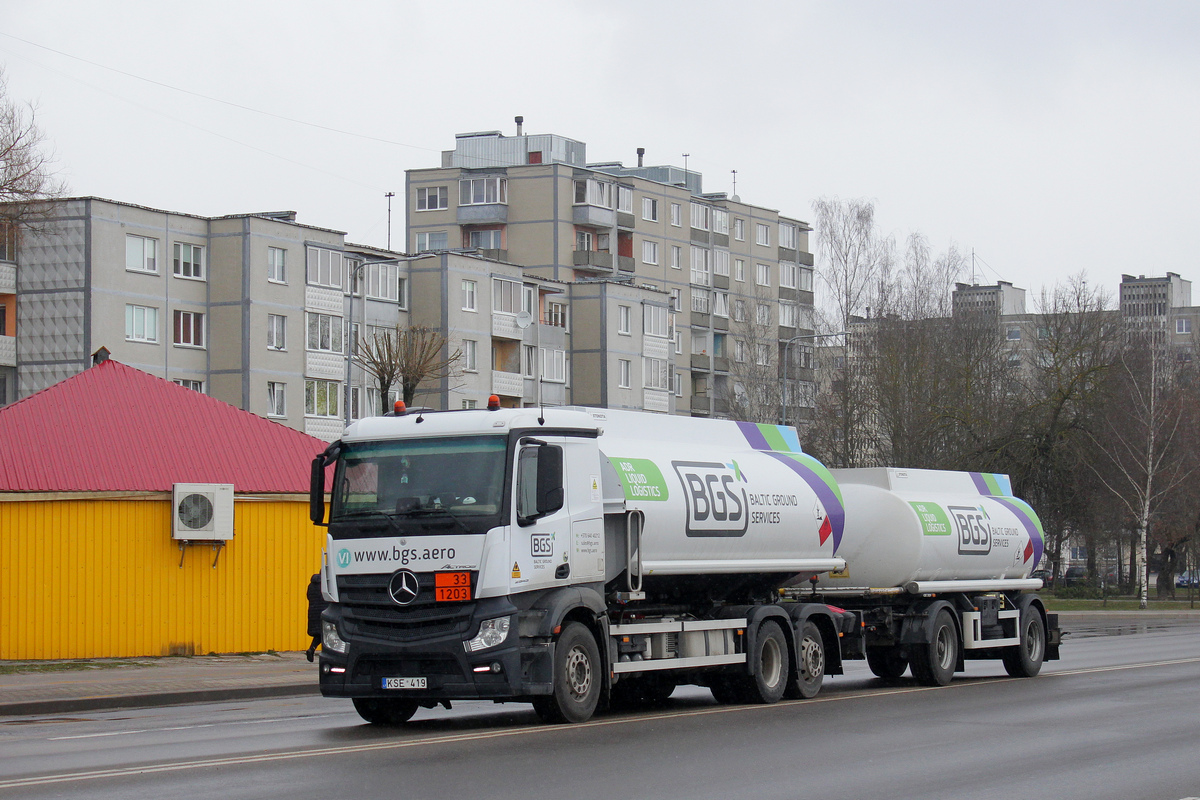 Литва, № KSE 419 — Mercedes-Benz Actros ('2011) 2543