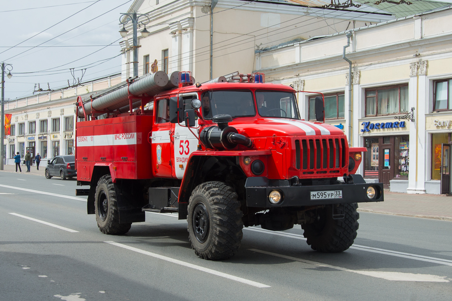 Владимирская область, № М 595 УР 33 — Урал-43206-41