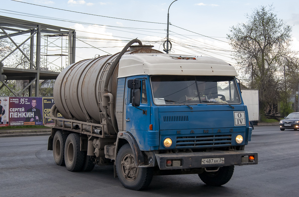 Волгоградская область, № С 487 АК 34 — КамАЗ-5410