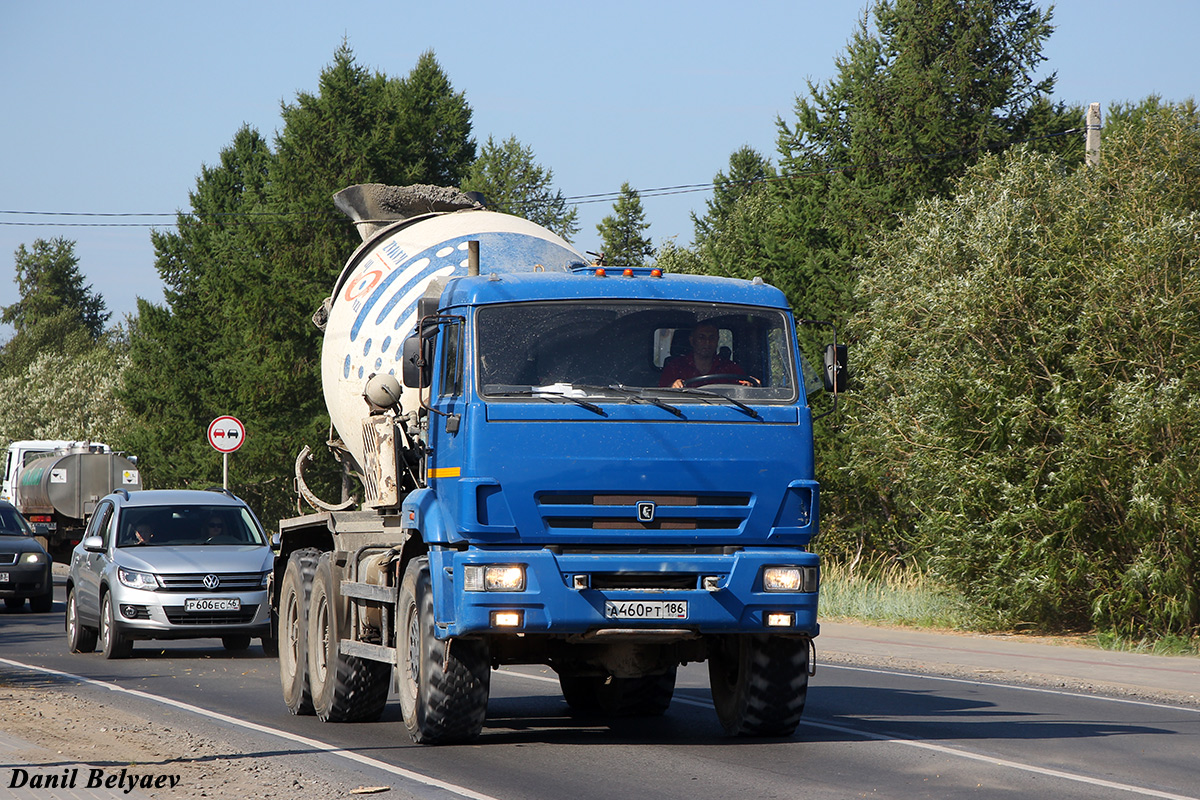 Ханты-Мансийский автоном.округ, № А 460 РТ 186 — КамАЗ-43118-46