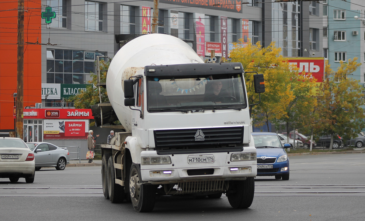 Челябинская область, № М 710 СМ 174 — Sinotruk SWZ10 Golden Prince