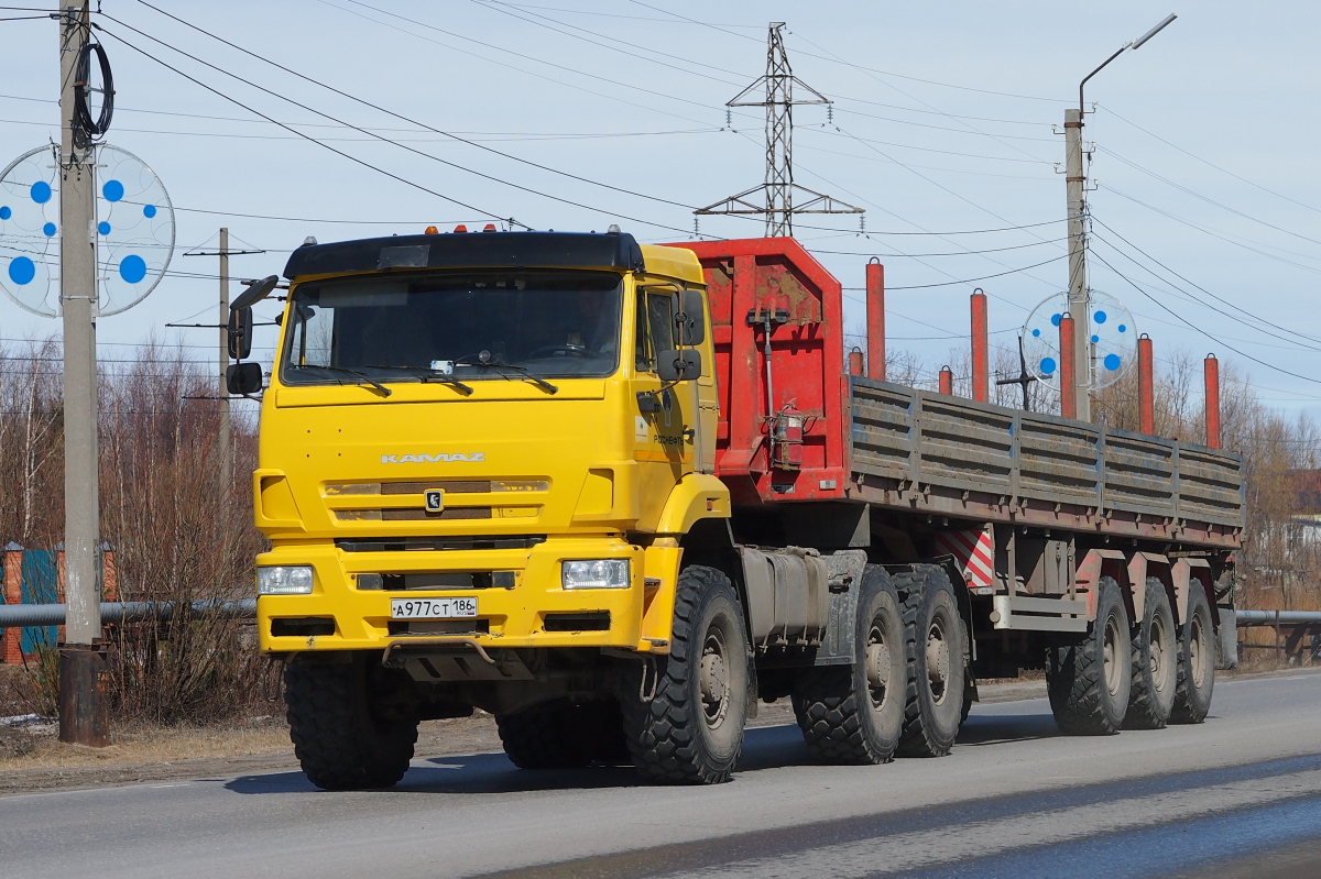 Ханты-Мансийский автоном.округ, № А 977 СТ 186 — КамАЗ-65221-53 [652215]