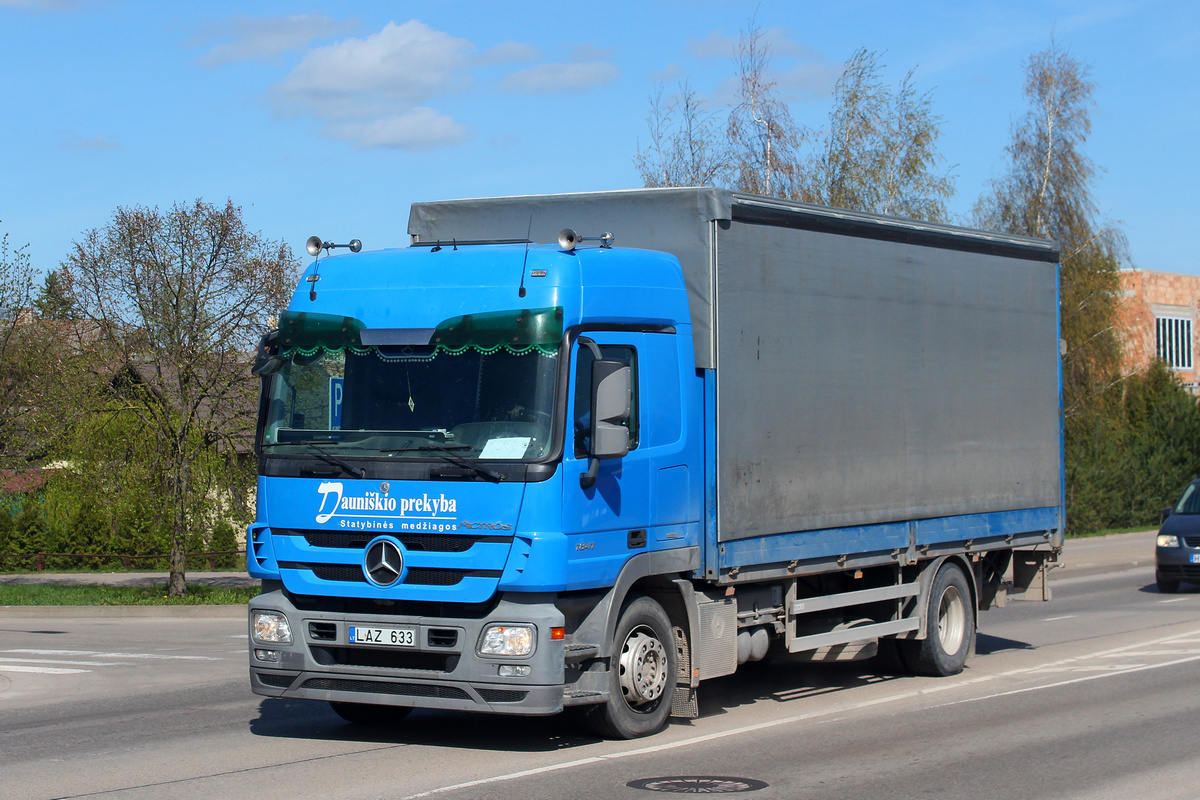 Литва, № LAZ 633 — Mercedes-Benz Actros ('2009) 1841