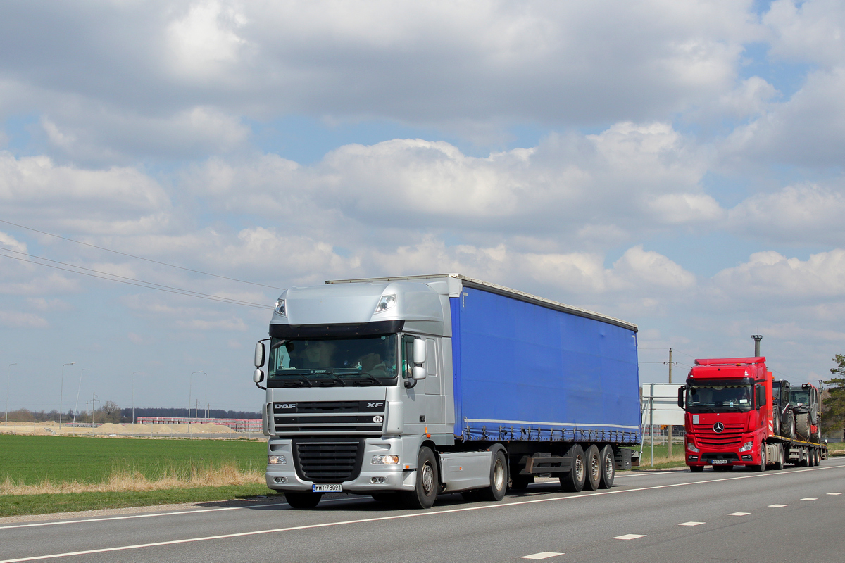 Польша, № WWY 78091 — DAF XF105 FT