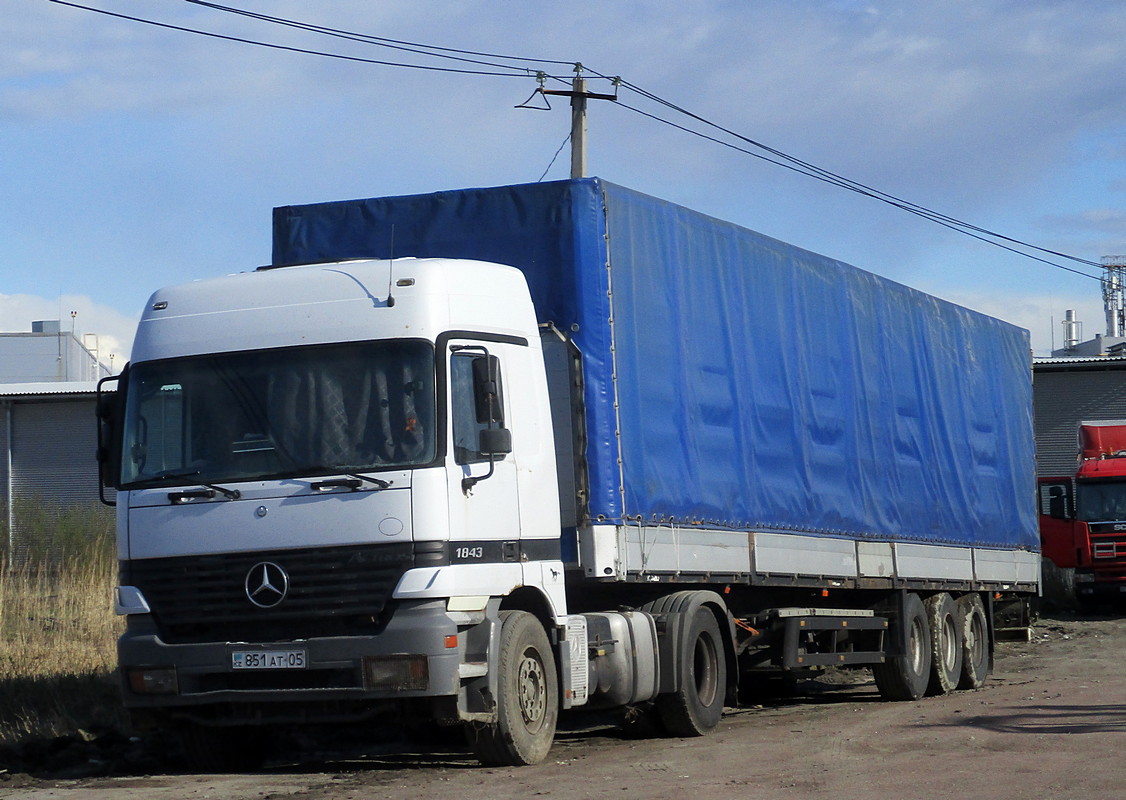 Алматинская область, № 851 AT 05 — Mercedes-Benz Actros ('1997) 1843