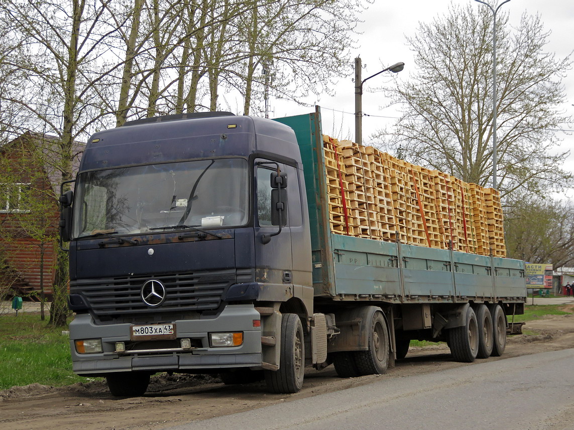 Кировская область, № М 803 ХА 43 — Mercedes-Benz Actros ('1997) 1843