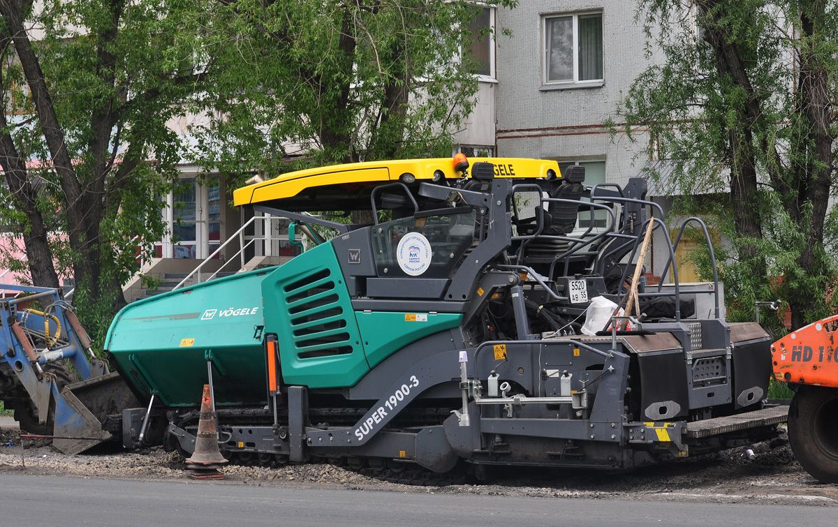 Омская область, № 5520 АВ 55 — Vogele Super 1900-3