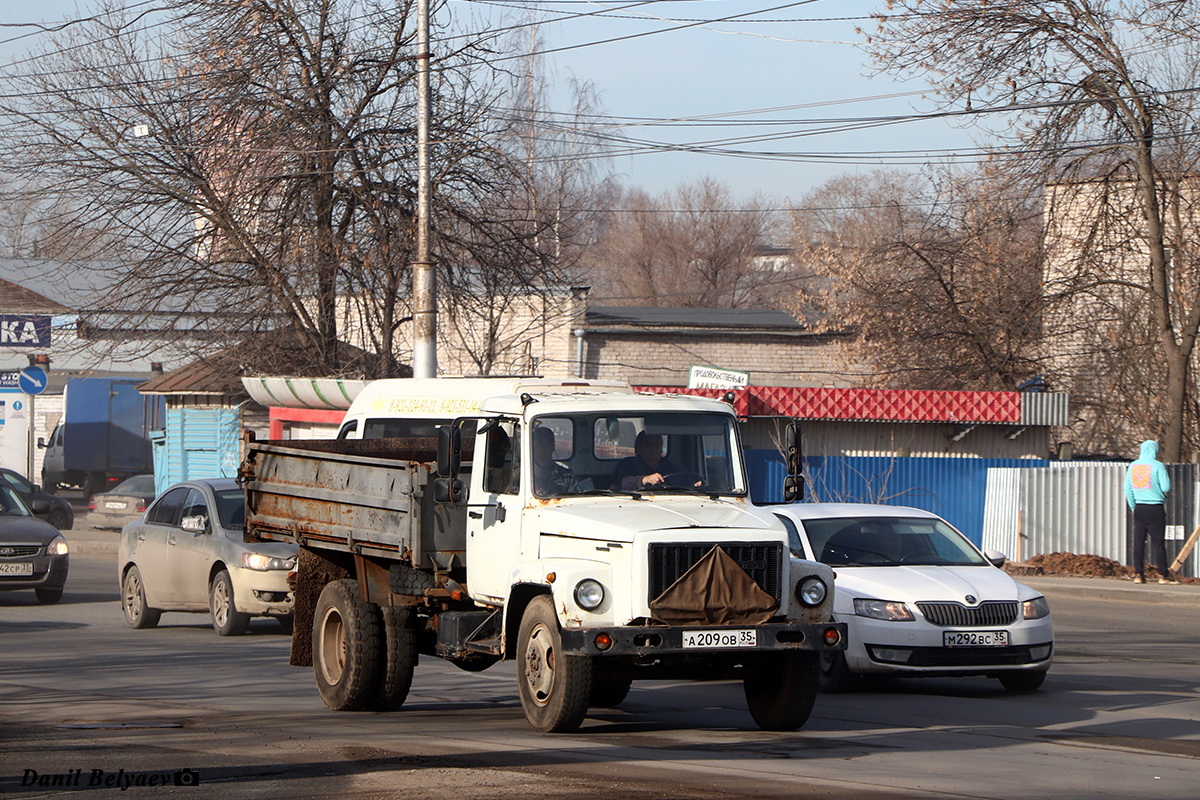 Вологодская область, № А 209 ОВ 35 — ГАЗ-3309