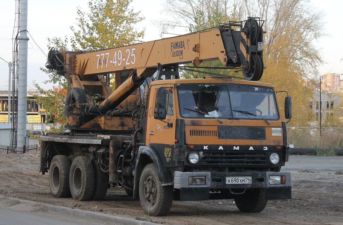 Челябинская область, № А 690 ХМ 74 — КамАЗ-53213