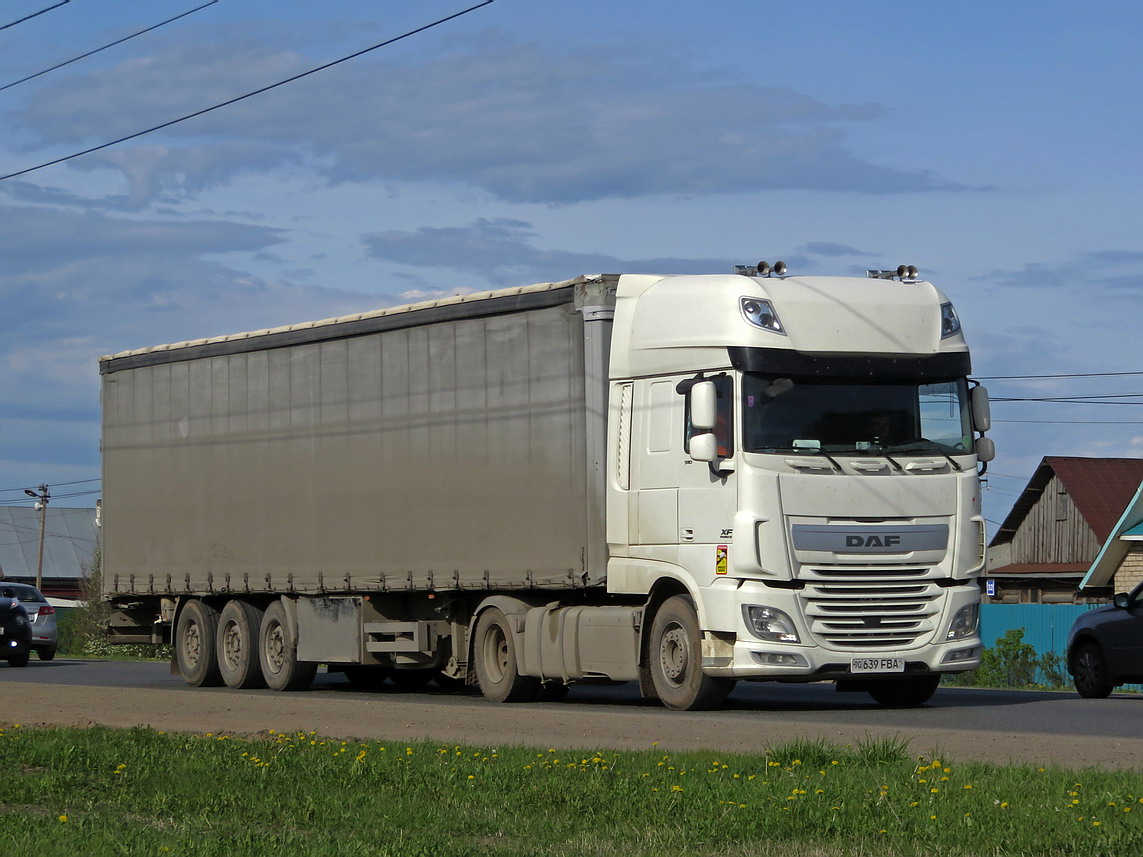 Узбекистан, № 90 639 FBA — DAF XF Euro6 FT