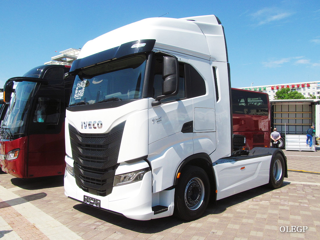 Минск, № (BY-7) Б/Н 0255 — IVECO S-Way ('2019); Минск — Автомобили без номеров; Минск — Новые автомобили; Минск — Выставка "БАМАП-2024"