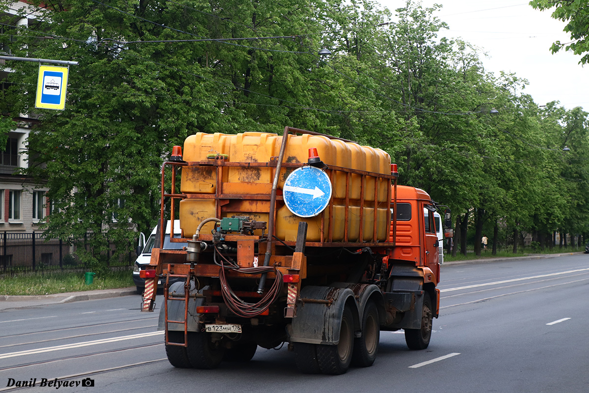 Санкт-Петербург, № В 123 МН 178 — КамАЗ-65115-D3