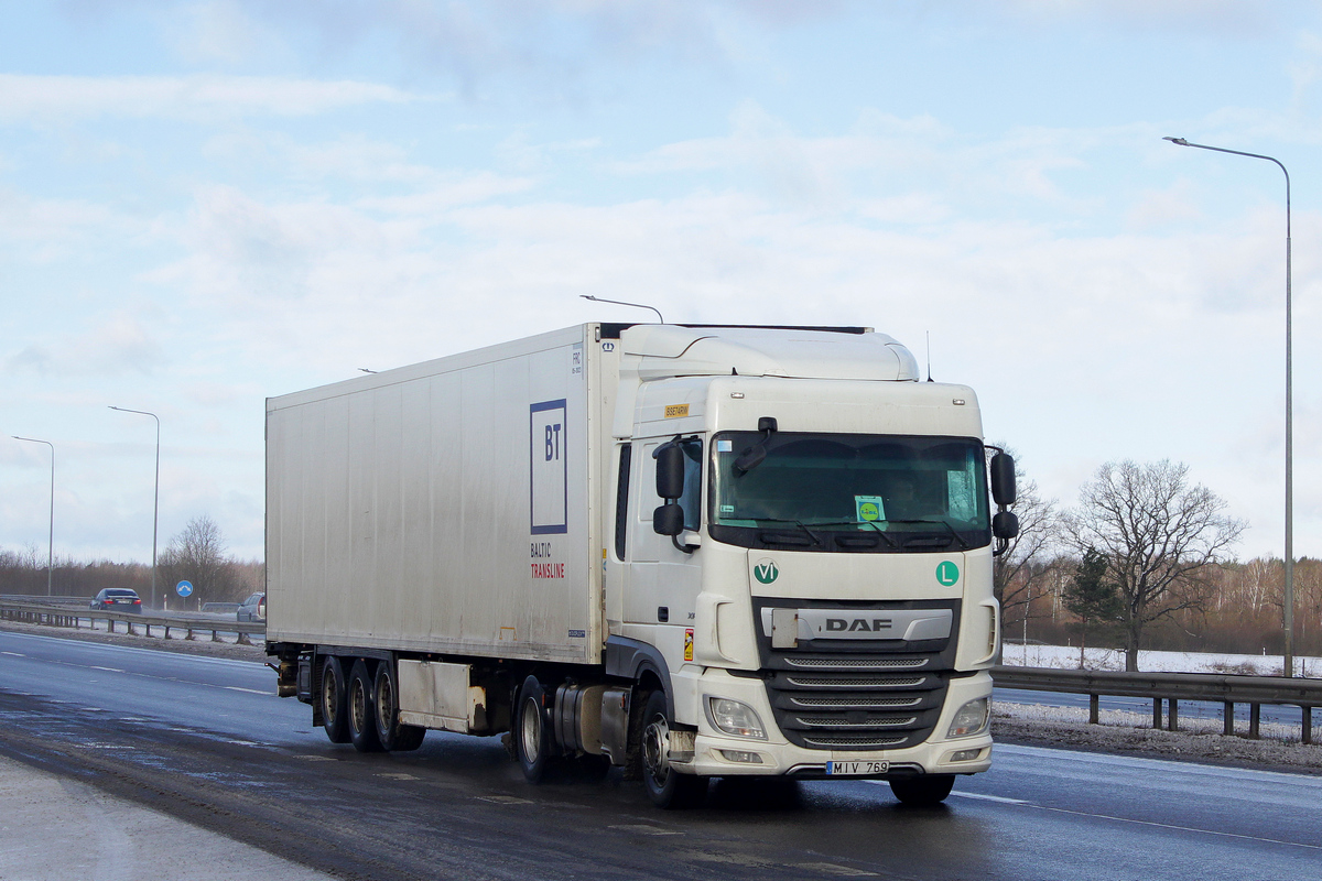 Литва, № MIV 769 — DAF XF Euro6 FT