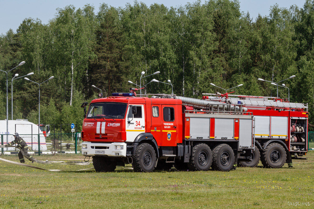 Москва, № С 175 ТВ 777 — КамАЗ-5350-42; Московская область — Выставка "Комплексная безопасность — 2024"