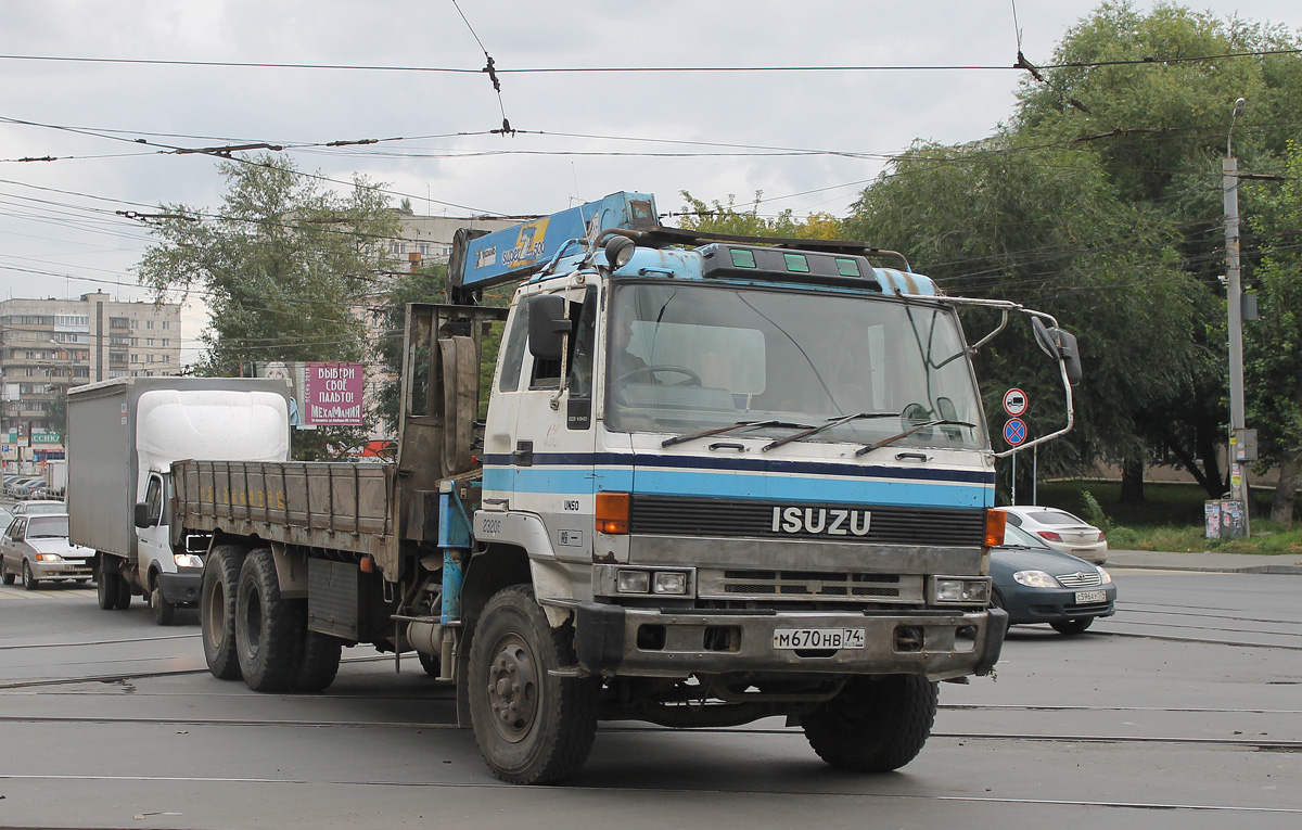 Челябинская область, № М 670 НВ 74 — Isuzu Giga (общая модель)