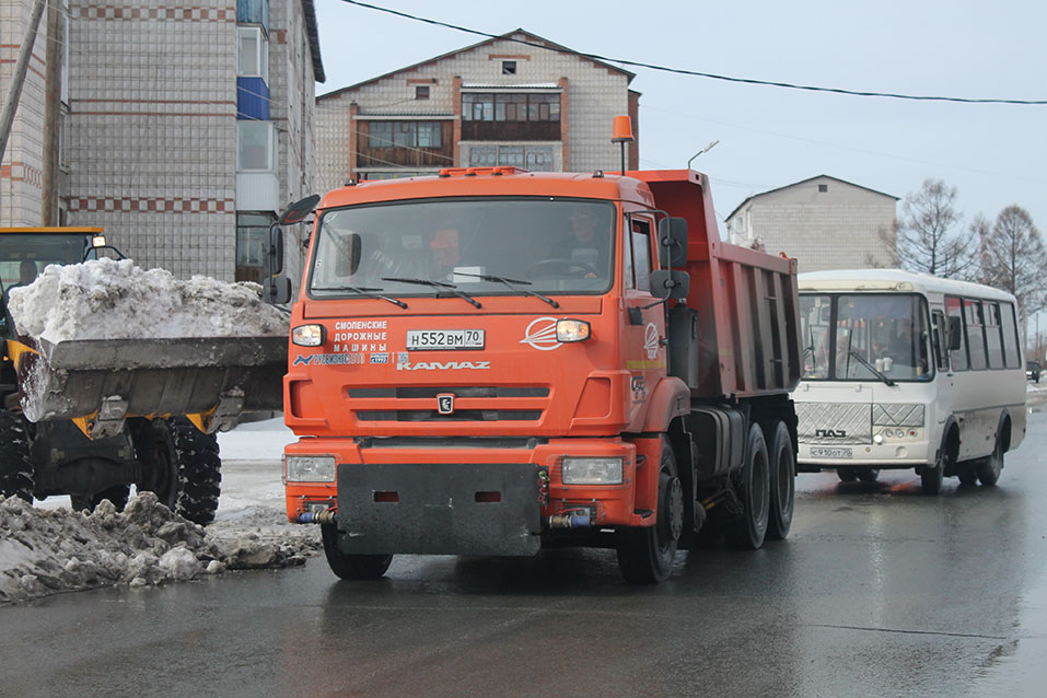 Томская область, № Н 552 ВМ 70 — КамАЗ-65115 (общая модель)