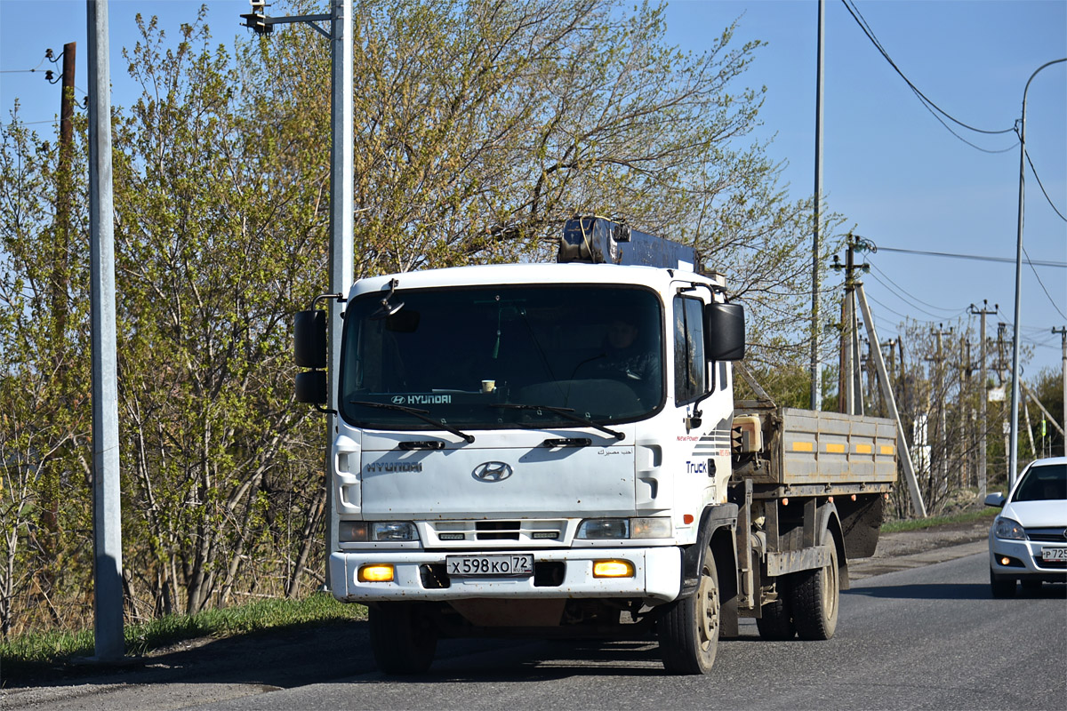 Тюменская область, № Х 598 КО 72 — Hyundai (общая модель)