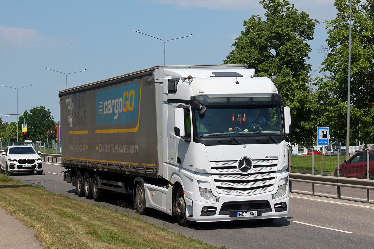 Литва, № MBE 854 — Mercedes-Benz Actros ('2011) 1848