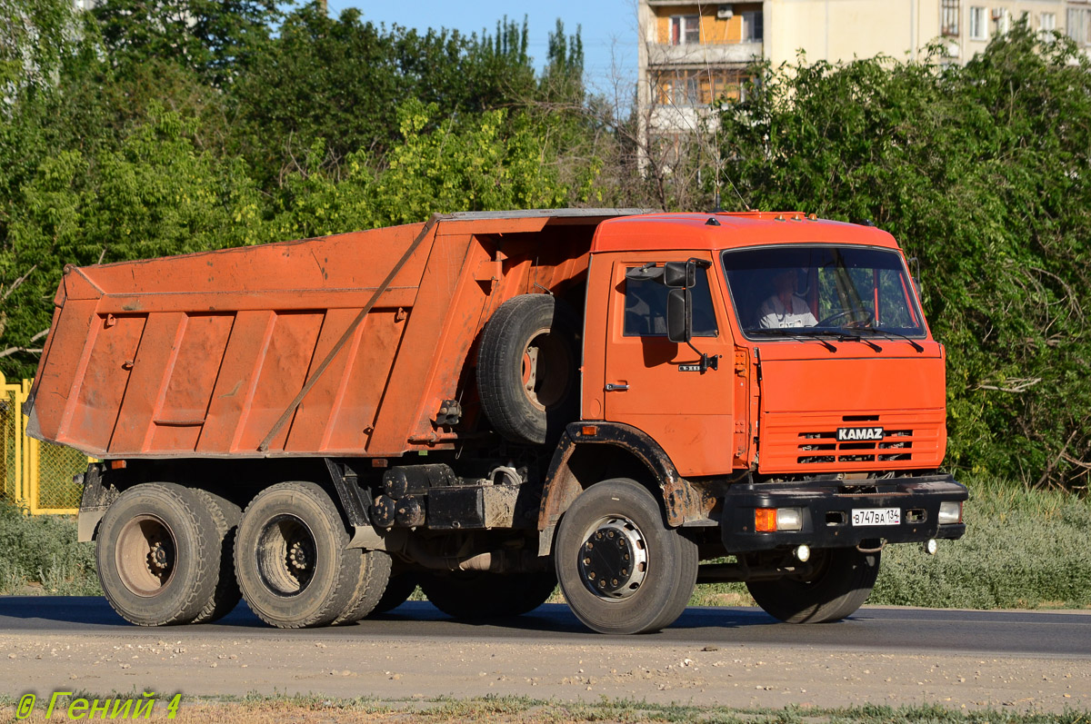 Волгоградская область, № В 747 ВА 134 — КамАЗ-65115 [651150]