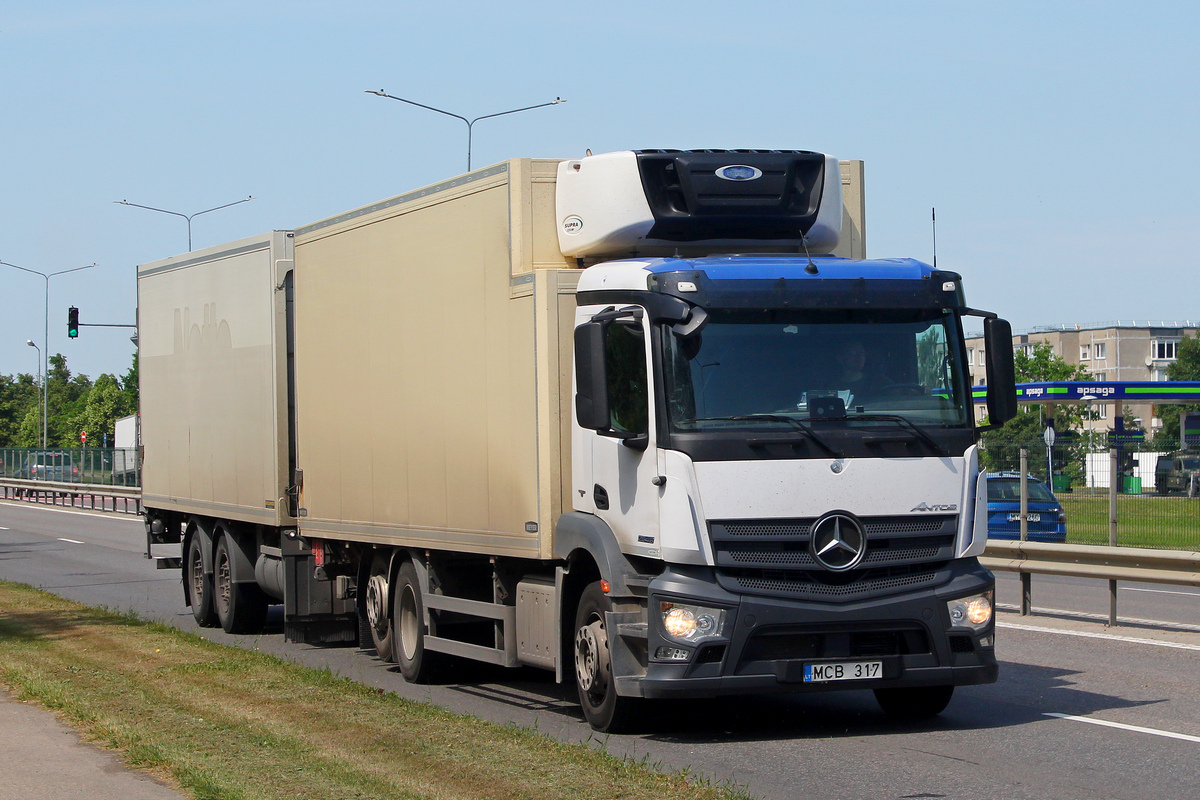 Литва, № MCB 317 — Mercedes-Benz Antos (общ.м)