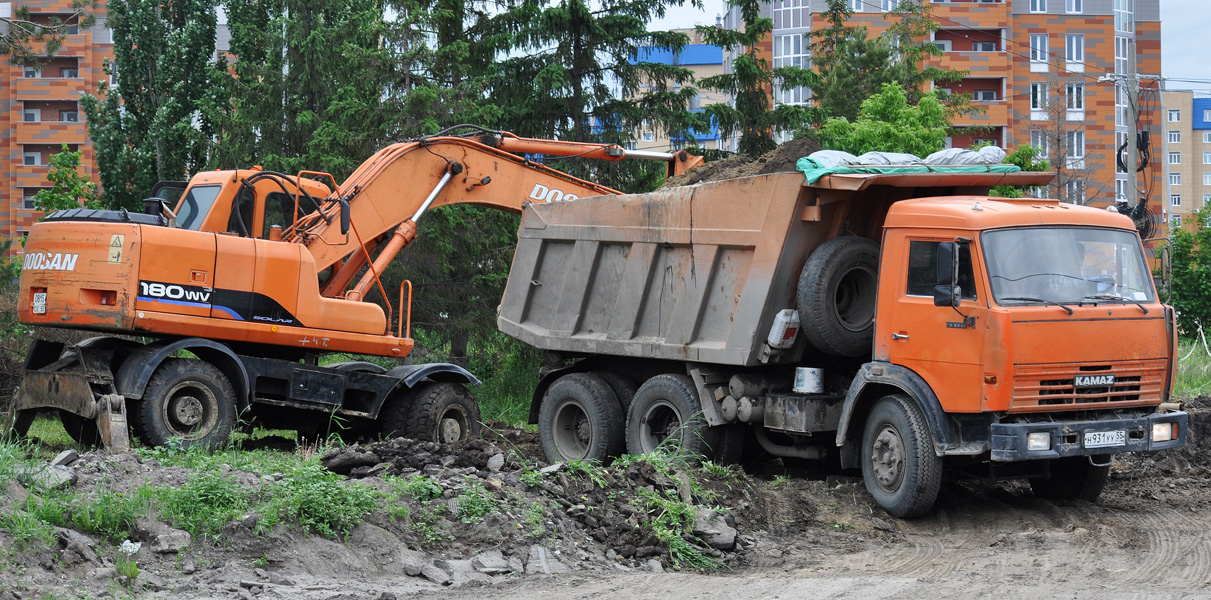 Омская область, № Н 931 УУ 55 — КамАЗ-65115 (общая модель)