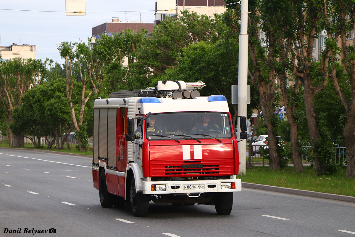 Тюменская область, № Н 881 НР 72 — КамАЗ-43253-A3