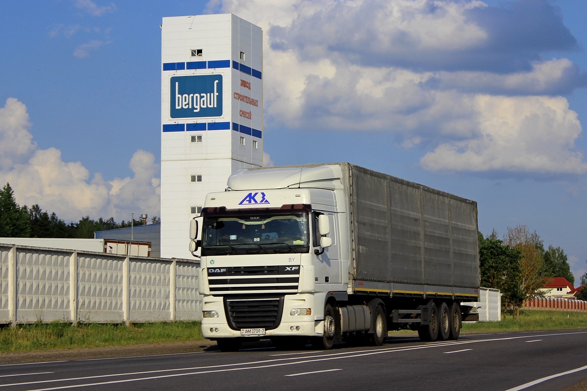 Минск, № АМ 3701-7 — DAF XF105 FT