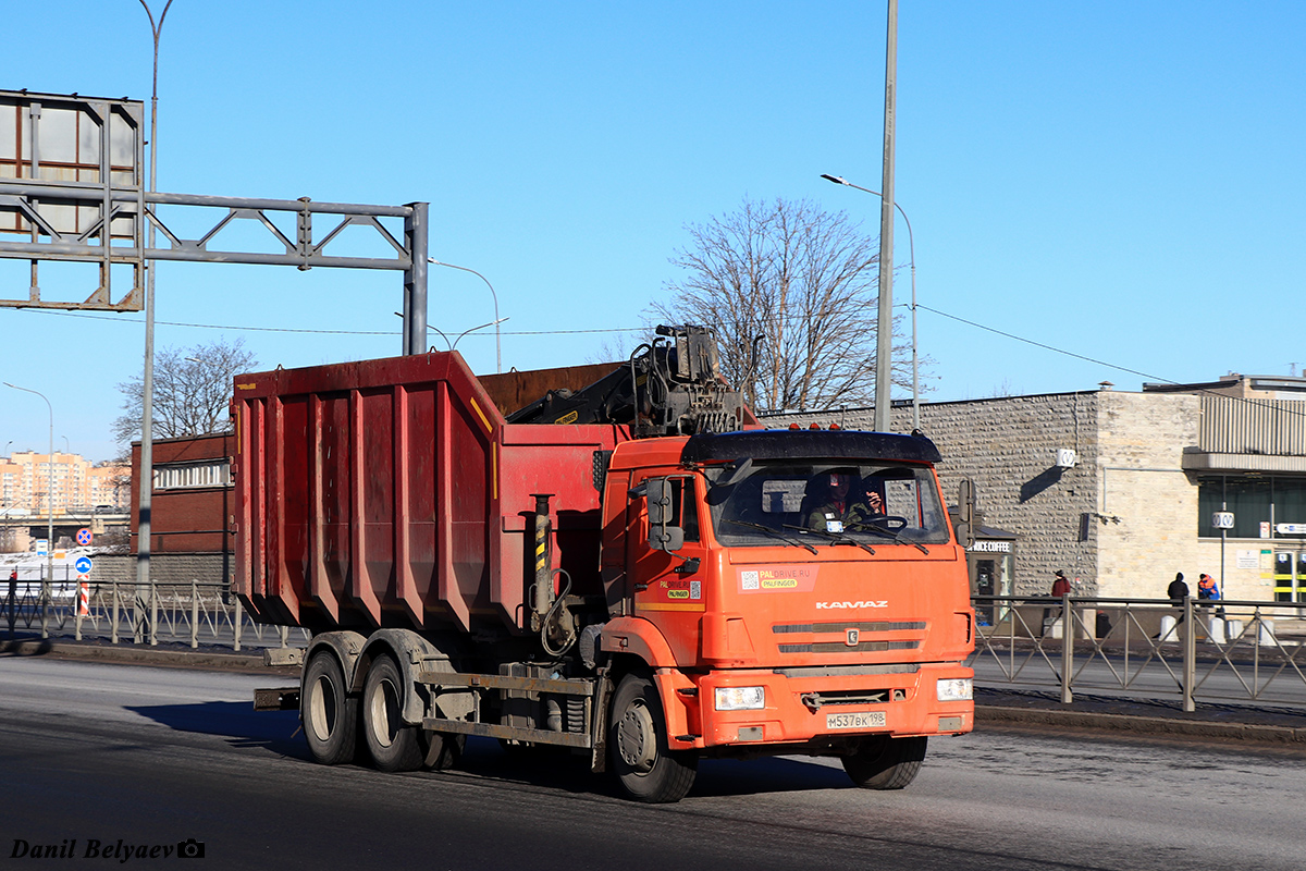 Санкт-Петербург, № М 537 ВК 198 — КамАЗ-65115-A5