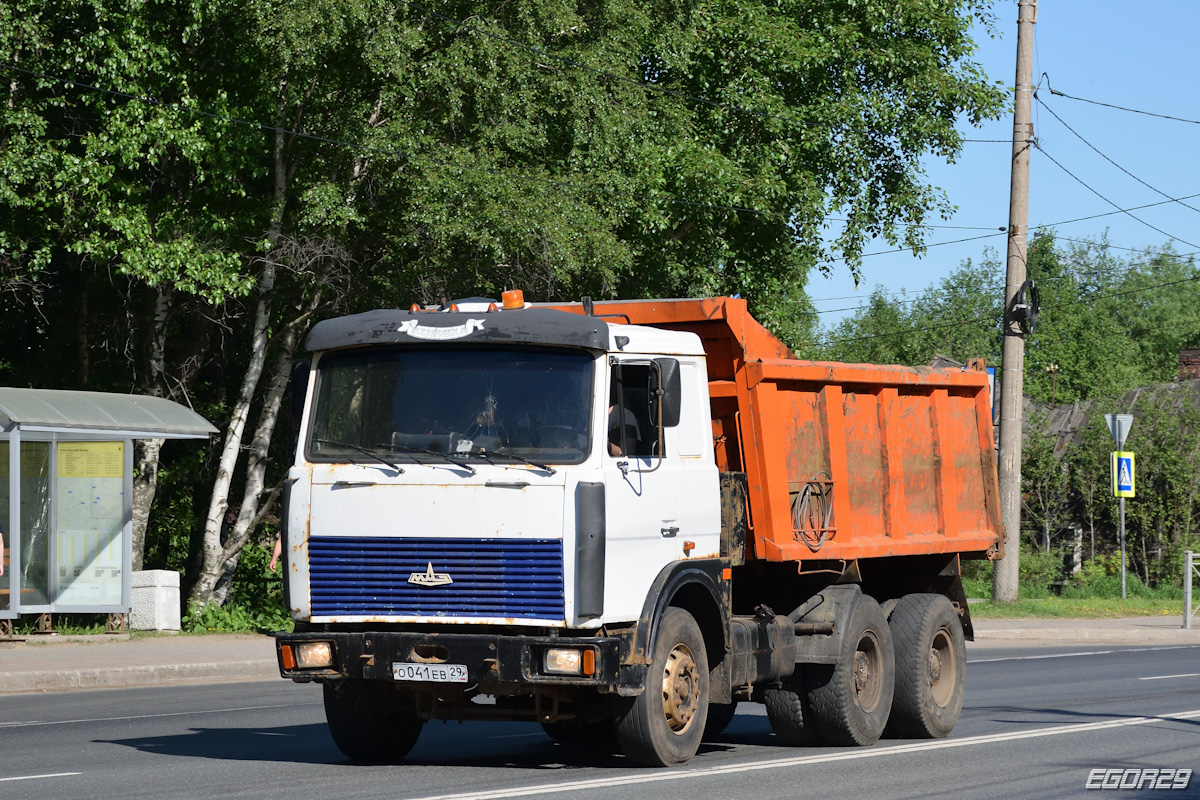 Архангельская область, № О 041 ЕВ 29 — МАЗ-551605