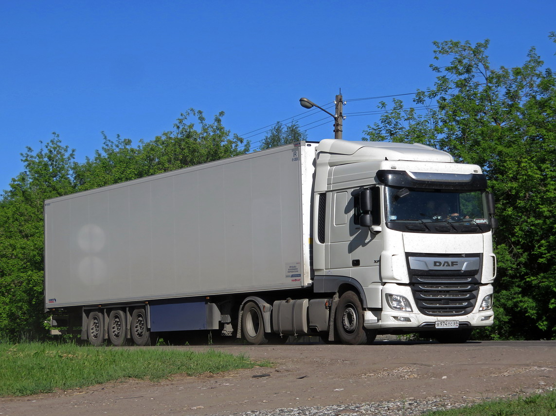 Тверская область, № В 974 ТС 69 — DAF XF Euro6 FT