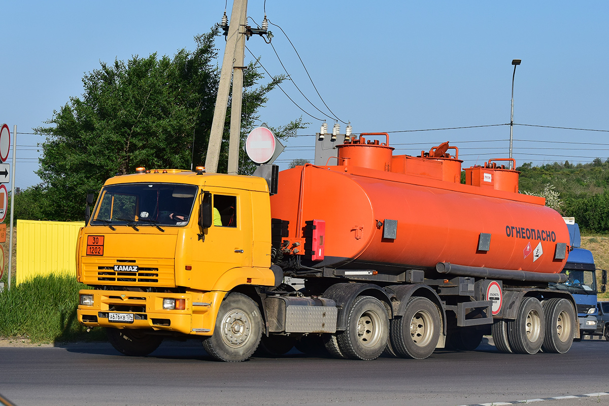 Волгоградская область, № А 676 КВ 134 — КамАЗ-65116 [651160]