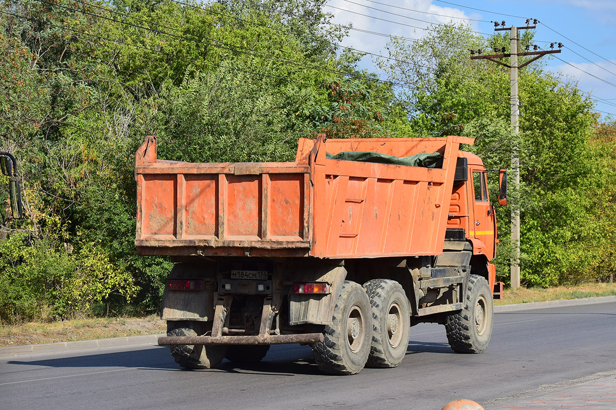 Волгоградская область, № М 184 СМ 134 — КамАЗ-6522 [652200]