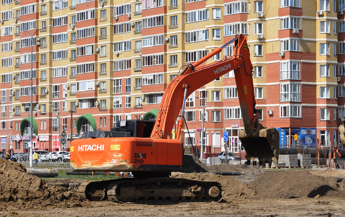 Омская область, № 9530 АА 55 — Hitachi ZX240 (общая модель)