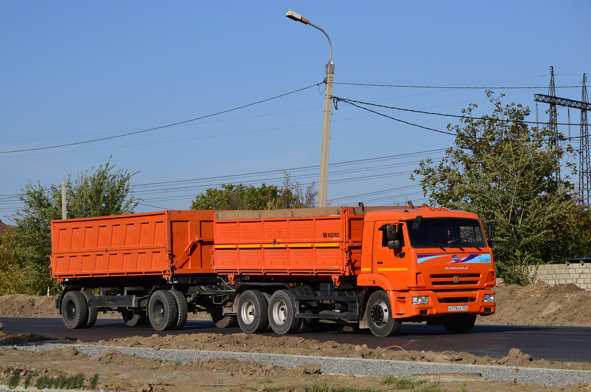 Волгоградская область, № В 178 ХУ 134 — КамАЗ-65115-42