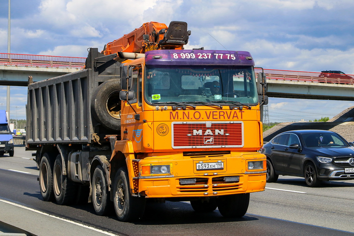 Санкт-Петербург, № В 593 ХН 198 — MAN F2000 (общая модель)