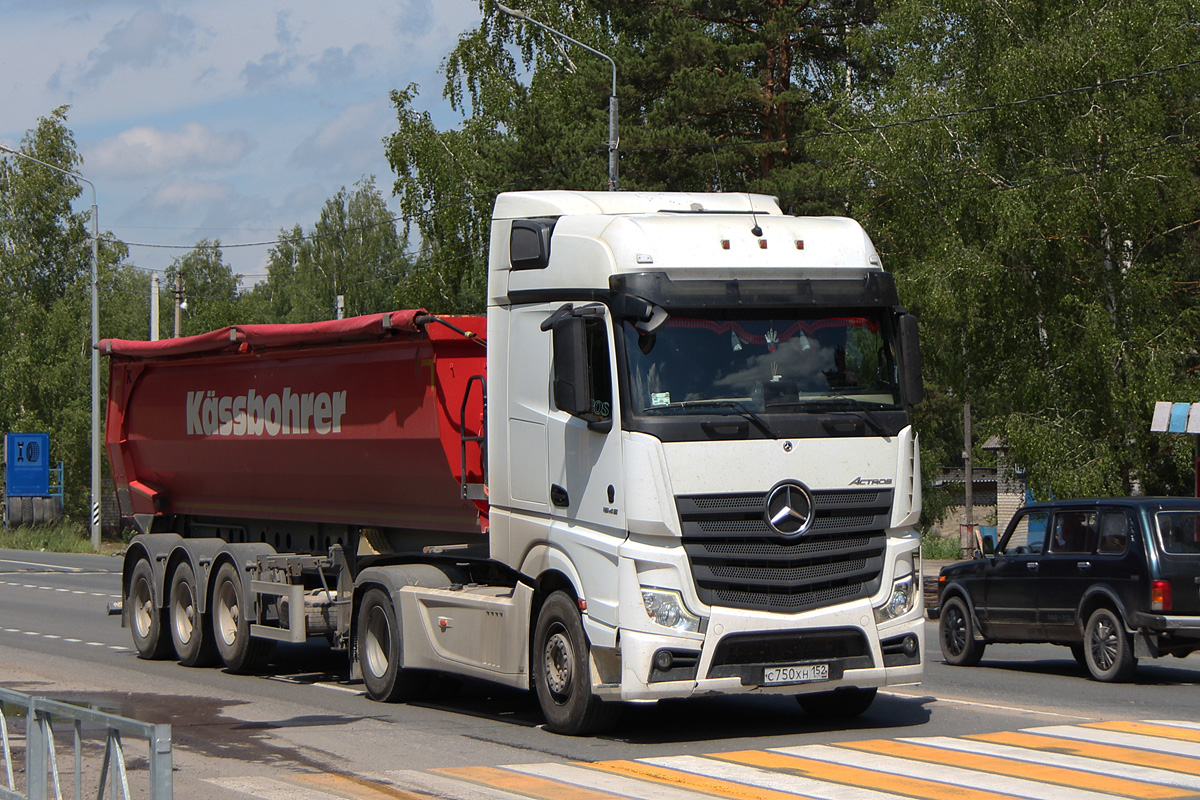 Нижегородская область, № С 750 ХН 152 — Mercedes-Benz Actros '18 1845 [Z9M]