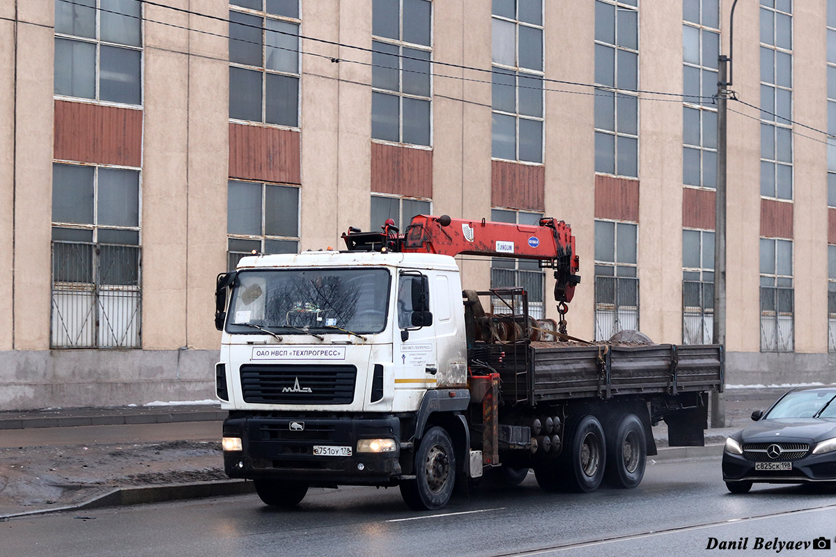 Санкт-Петербург, № В 751 ОУ 178 — МАЗ-6312B5