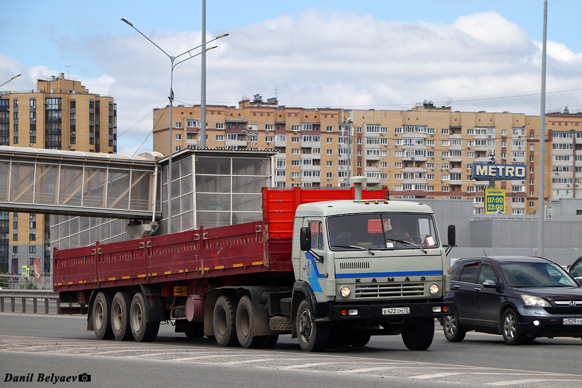 Тюменская область, № Е 422 СМ 72 — КамАЗ-5410