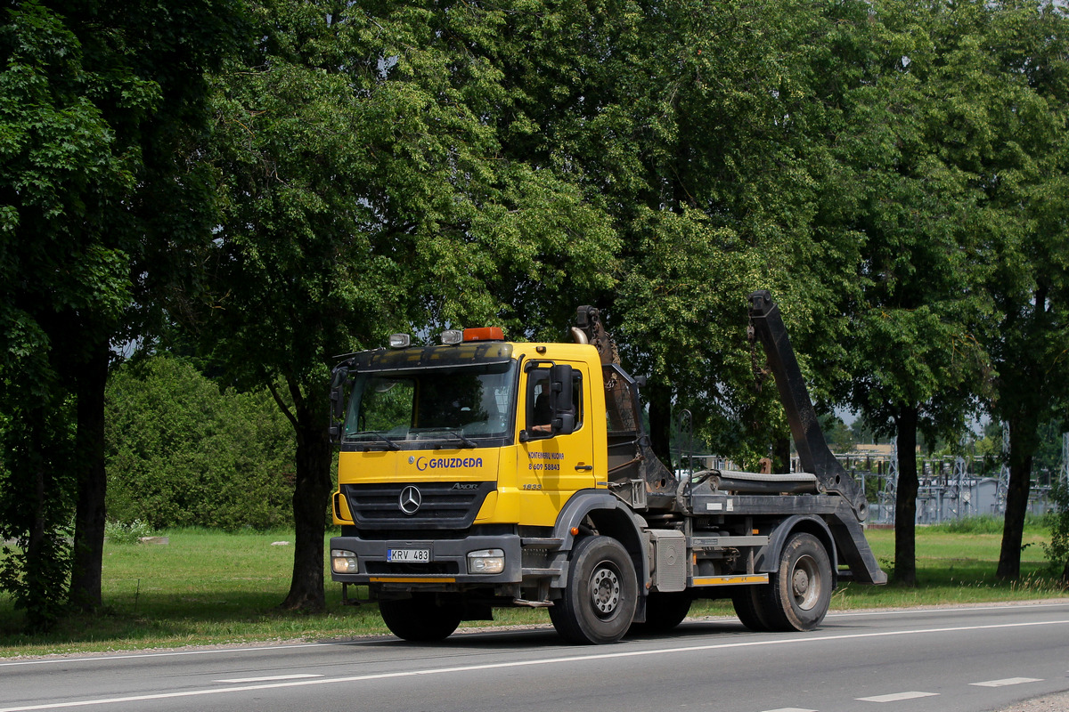 Литва, № KRV 483 — Mercedes-Benz Axor (общ.м)