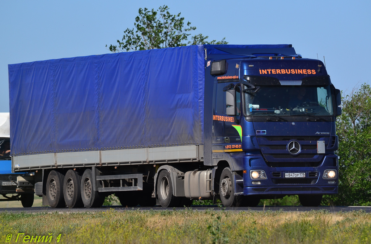 Санкт-Петербург, № У 847 ОР 178 — Mercedes-Benz Actros ('2009) 1844