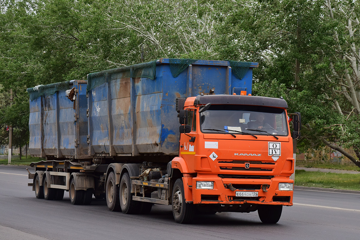 Волгоградская область, № Е 664 ОН 134 — КамАЗ-6520-53