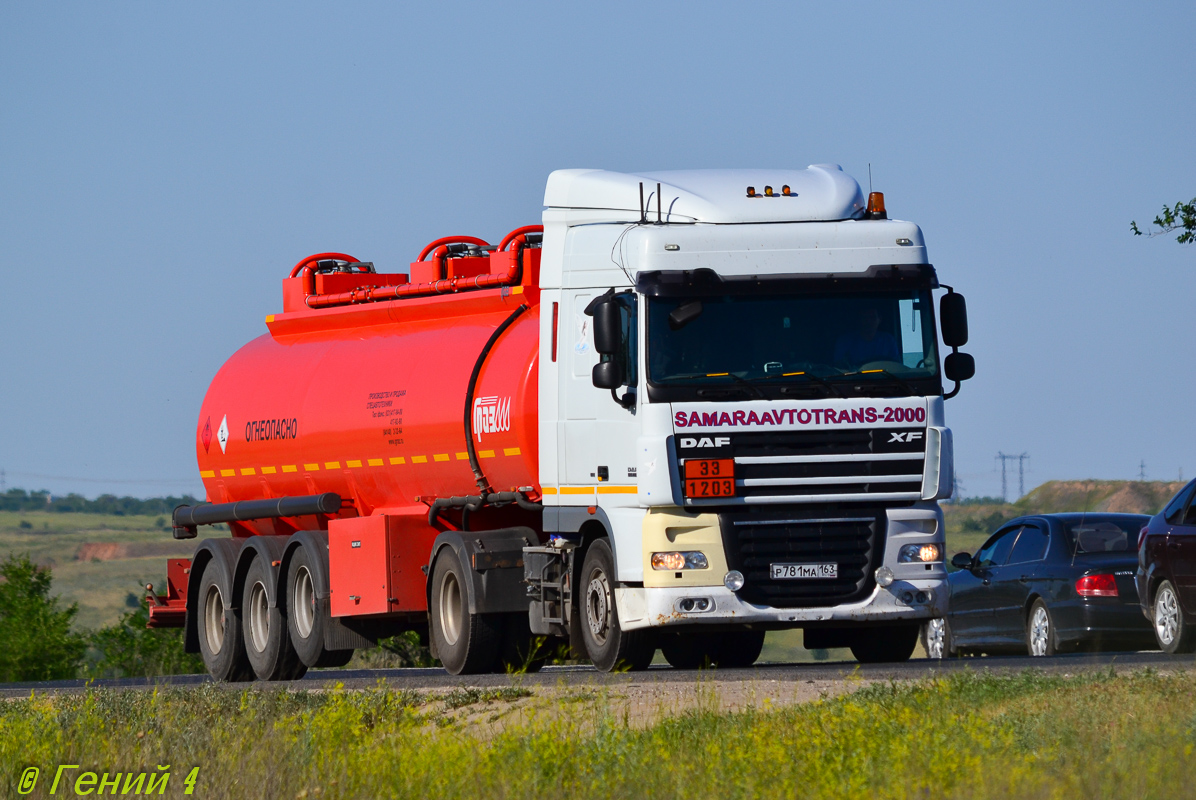 Самарская область, № Р 781 МА 163 — DAF XF105 FT