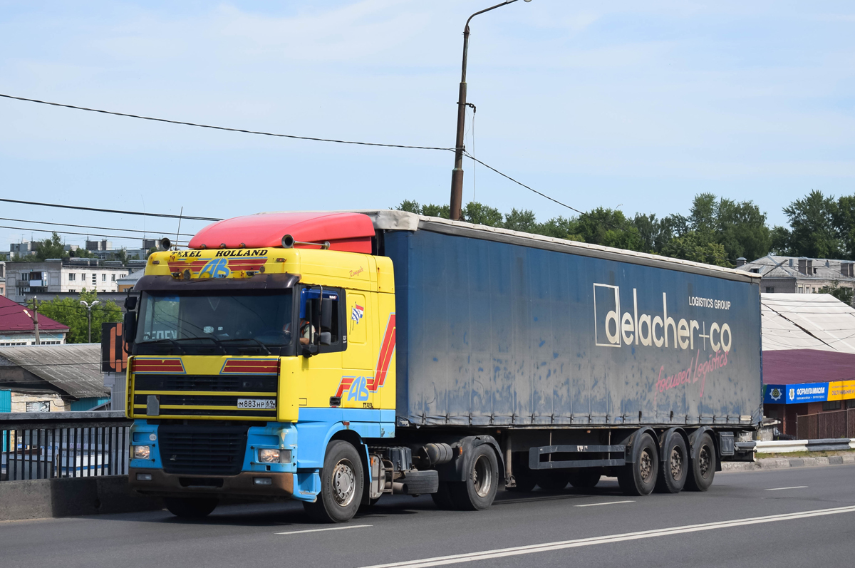 Тверская область, № М 883 НР 69 — DAF 95XF FT