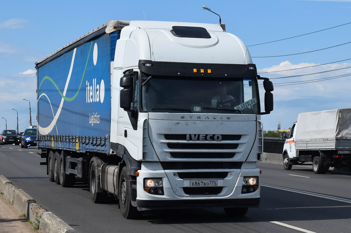 Челябинская область, № Е 867 ВО 774 — IVECO Stralis ('2007) 450